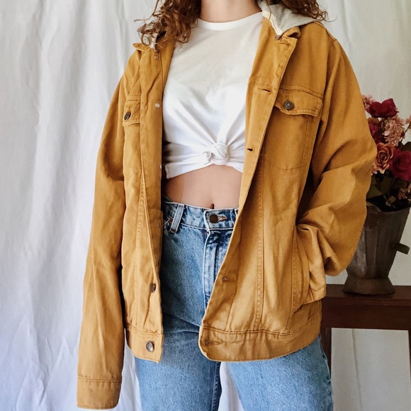 Forever 21 Jackets & Blazers - NWOT Yellow jean jacket
